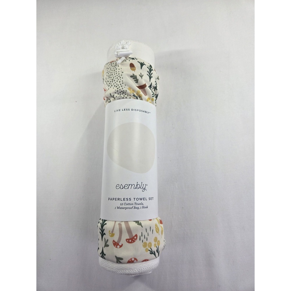 Esembly PAPERLESS Paper Towels with Laundry Bag 12 Cotton Towels (Listing 2)